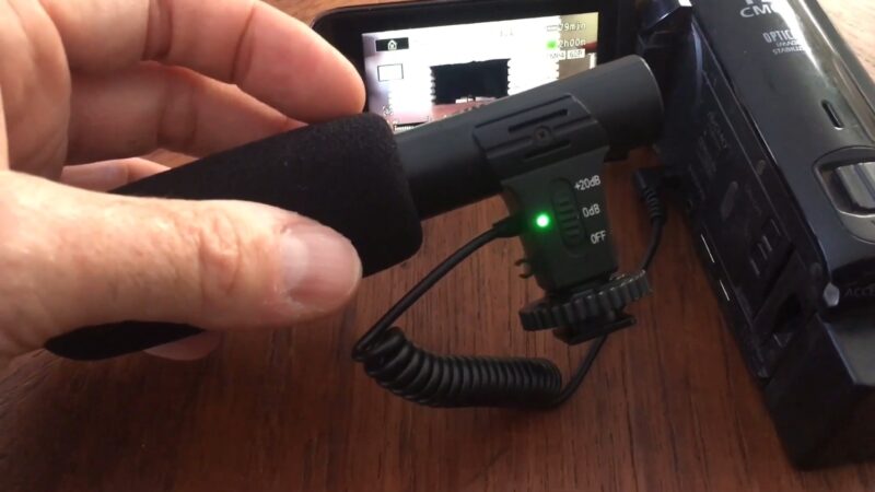 Camcorder External Microphone